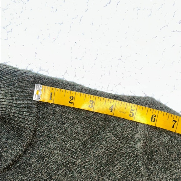 Joseph Abboud Forest Green Half-Zip Sweater - Picture 4 of 9